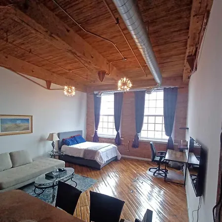 Detroit Artsy Industrial Loft Apartment Exterior photo