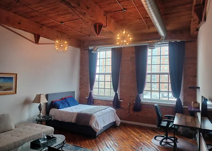 Detroit Artsy Industrial Loft